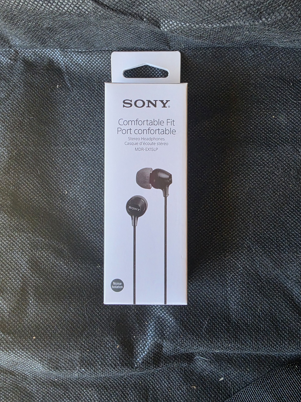 Sony MDREX15LP In-Ear Earphones Earbud Headphones No Mic 3.5 mm Wired – Black