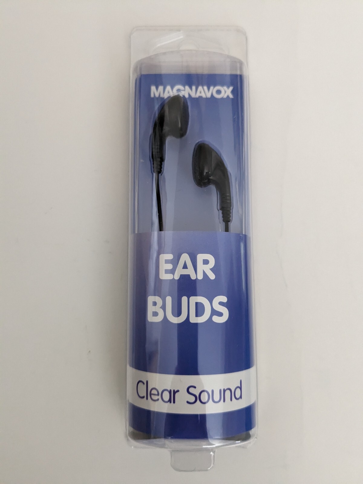 Magnavox MHP4804BK Clear Sound Digital Stereo 13MM Earbuds Black ( 2 Pack )