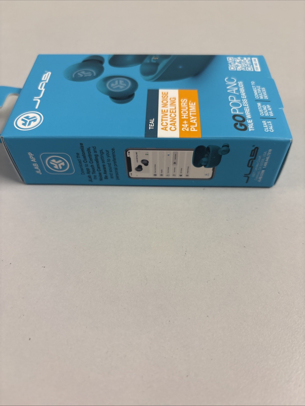 jlab go pop anc true wireless earbuds – Teal T4-13