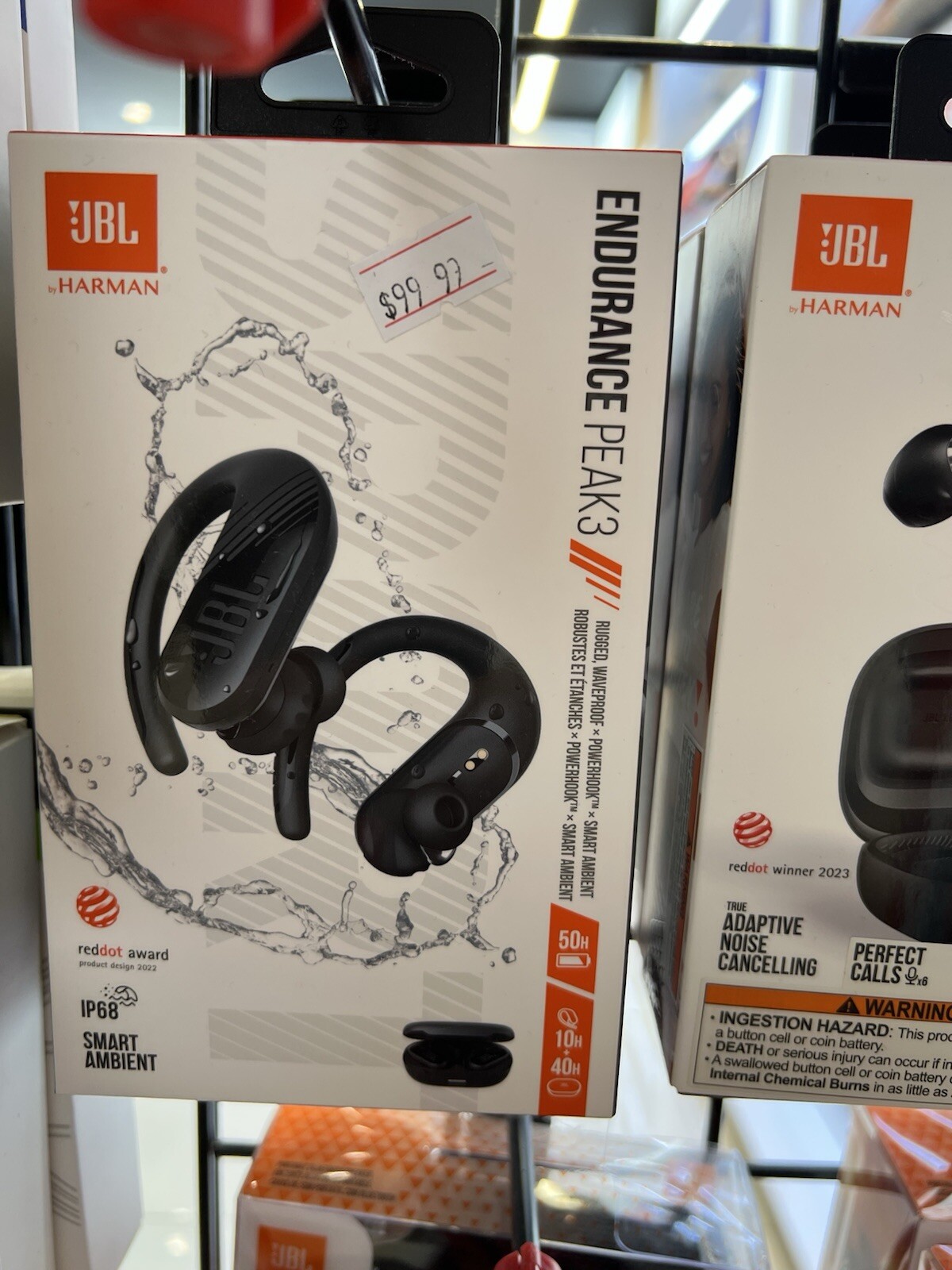 JBL Endurance Race TWS True Wireless In-Ear Sport Headphones – Black