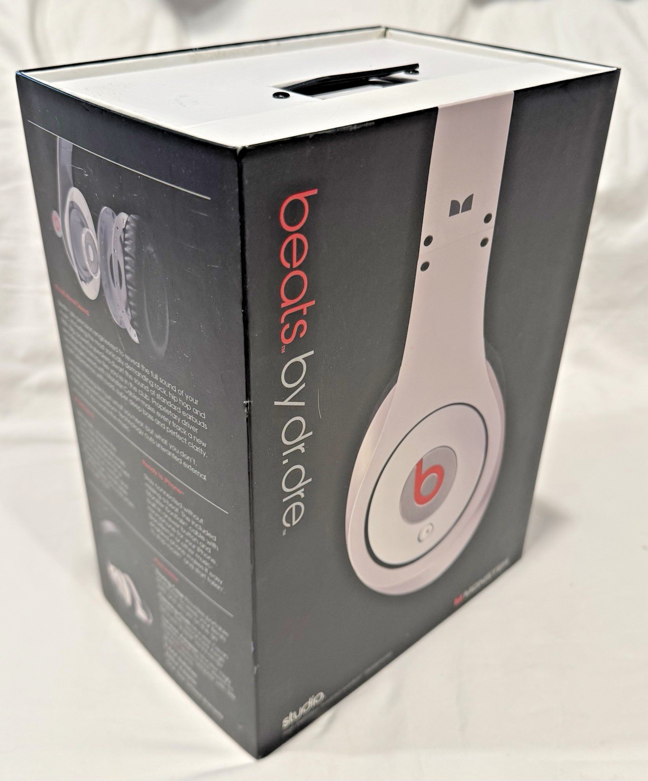 Beats by Dr. Dre Studio Monster Era White Over-Ear 3.5mm Hi-Def Iso Headphones