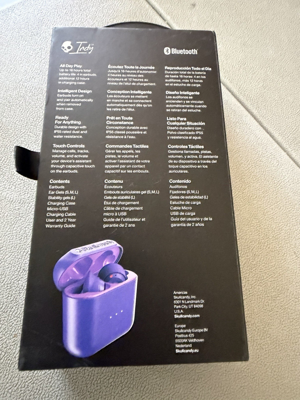Skullcandy Indy Truly Wireless/Bluetooth In-ear Headphone