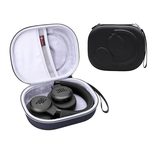 Hard Case Compatible with JBL Live or Tune Black Outside+Gray Inside