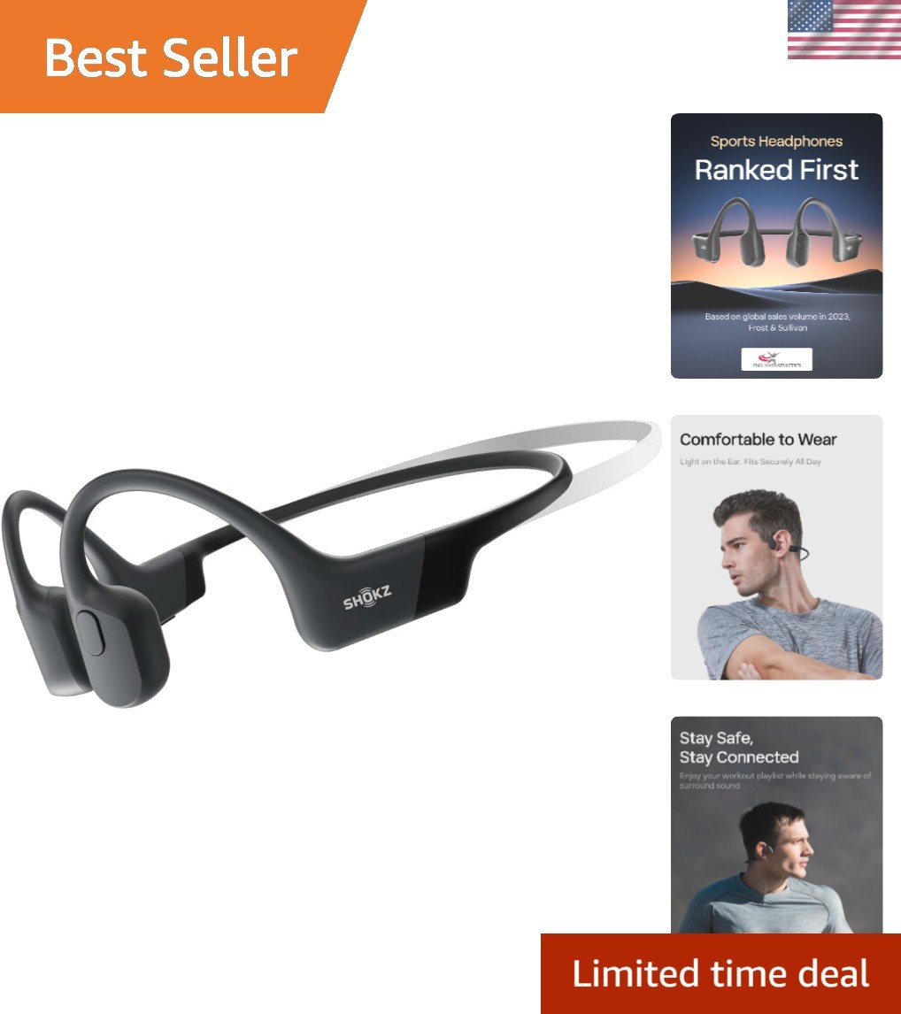 OpenRun Mini-Bone Conduction Headphones,Open-Ear Bluetooth Wireless Sport Hea…