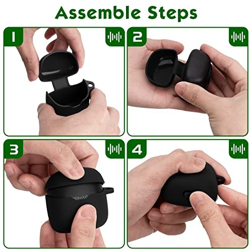 Silicone Case Cover Compatible with JBL Tune Flex True Wireless Earbuds,