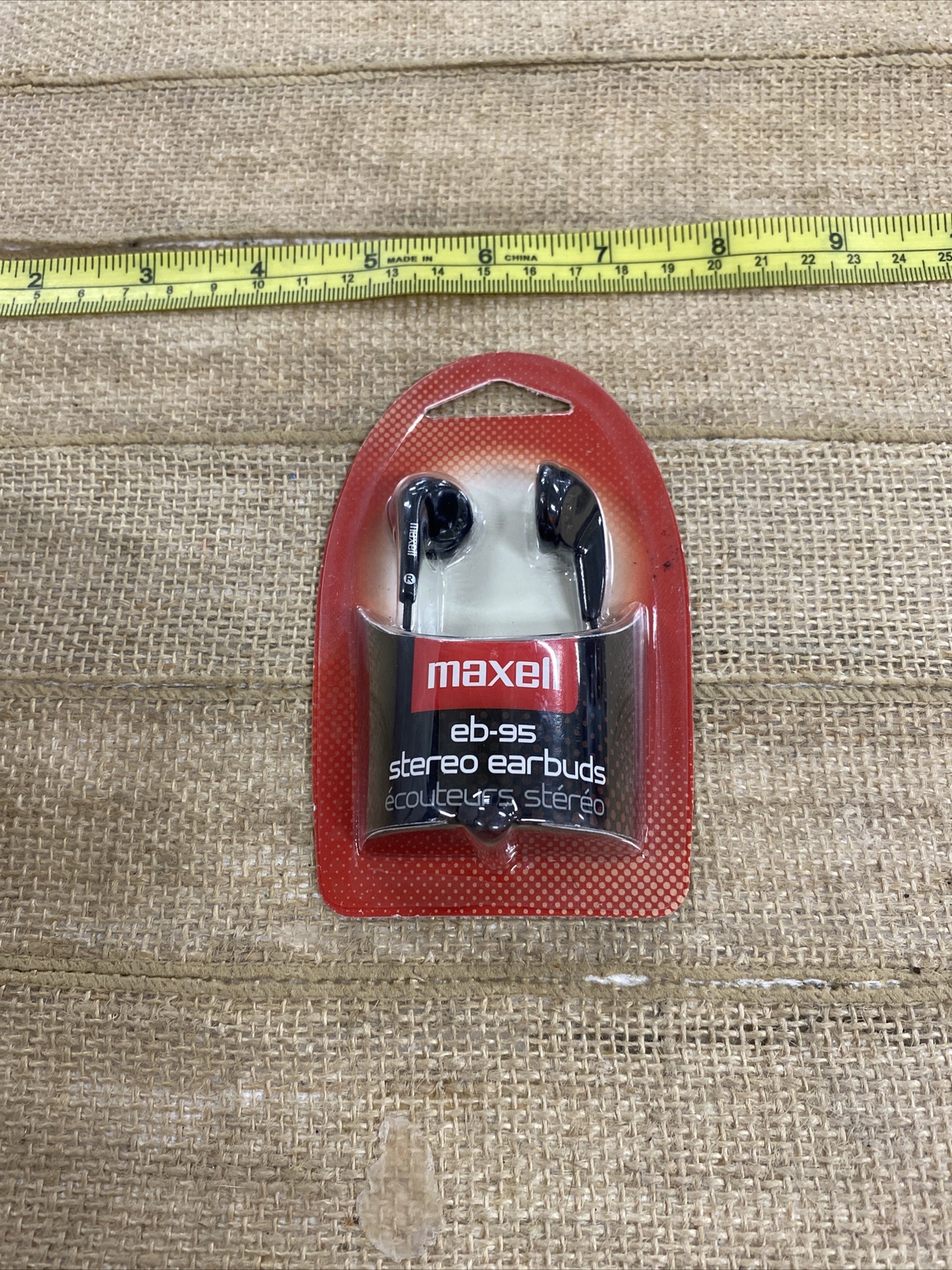 Maxell Eb-95 Stereo Earbuds Black (Individual Sale)