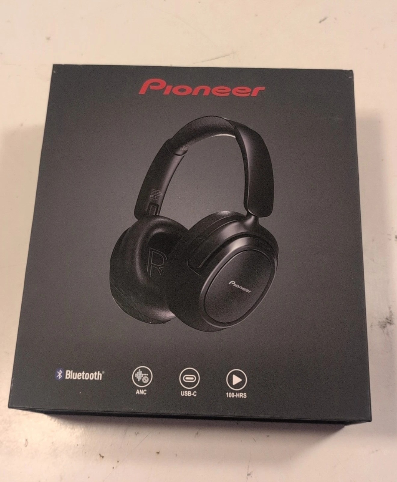 Pioneer A35-BK Bluetooth Headphones ANC USB-C Black Built-In Mic Over-Ear