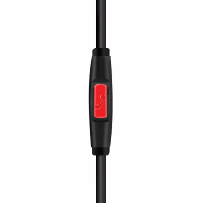 Spider USA Earbuds Amber Series Earphone MIC & Remote US Seller Black SPEB105