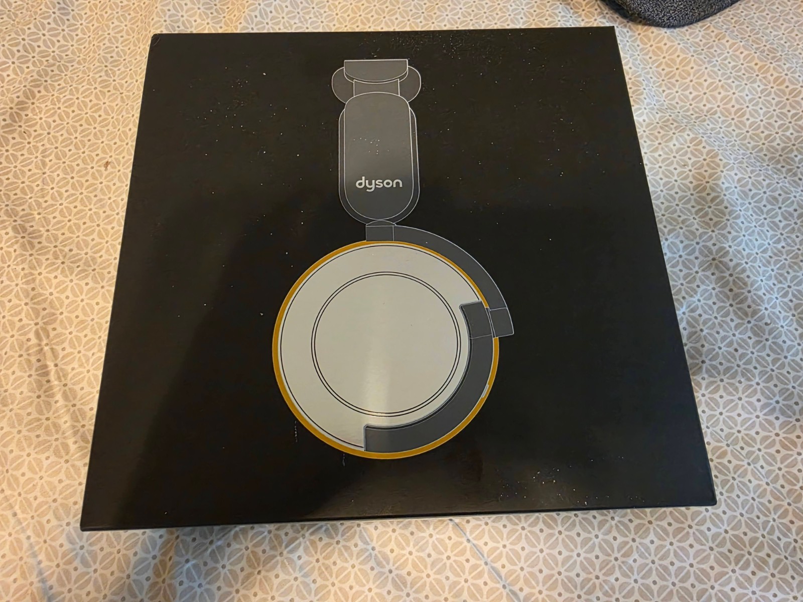Dyson OnTrac ANC Headphones Noise Cancelling Aluminum w/ Yellow Pads NEW/SEALED