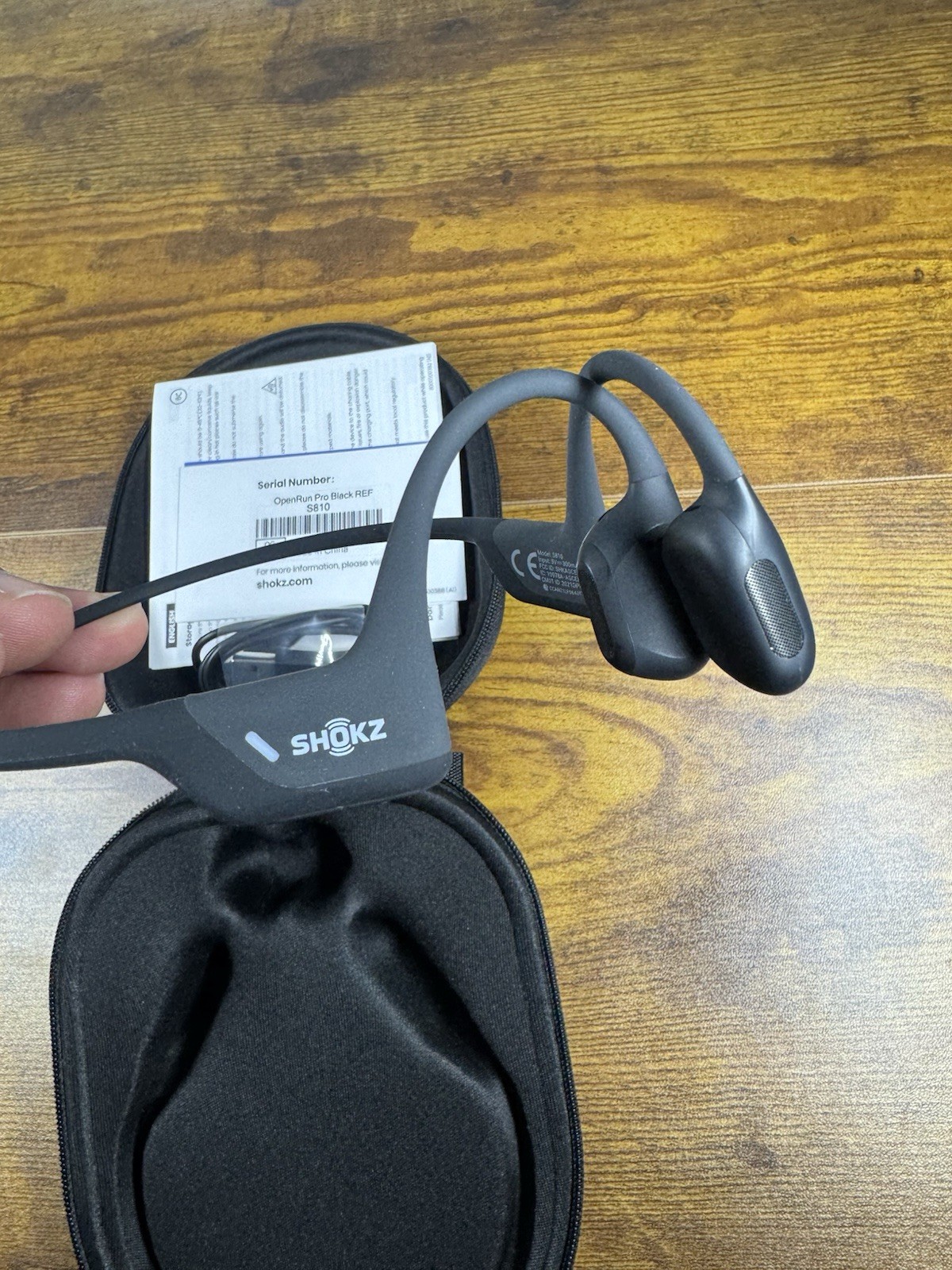 Shokz OpenRun Pro S810 Premium Bone Conduction Open Ear Bluetooth Headphones