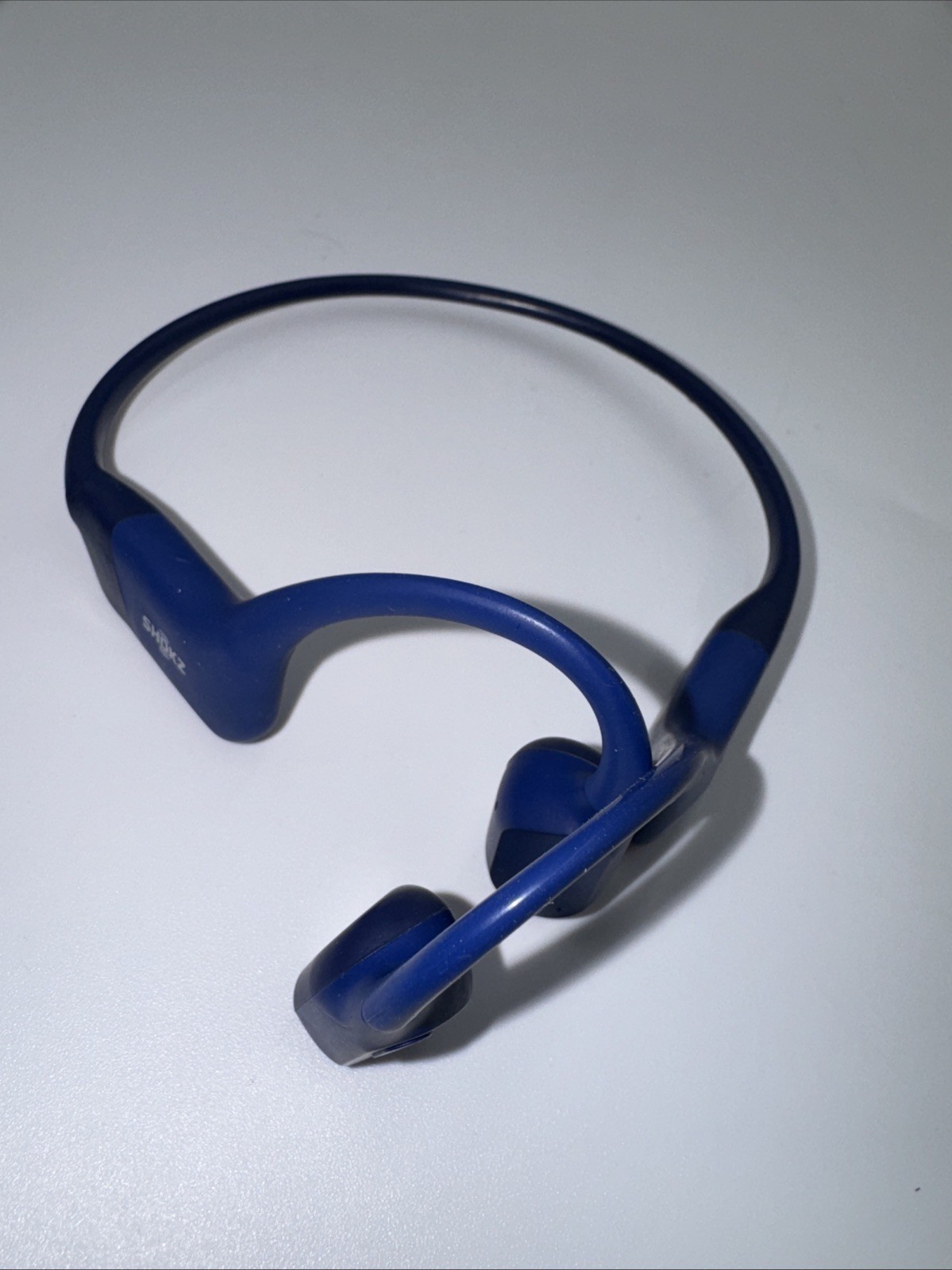 Shokz OpenRun S803 Bone Conduction Headphones Blue – Broken Right Side – Parts