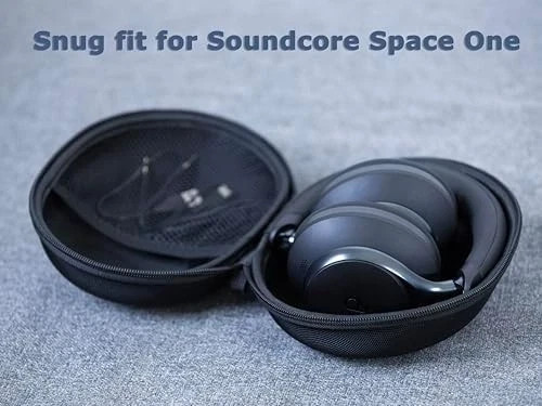 Hard Case for Soundcore by Anker, Space One, Active Noise Cancelling Headphones,