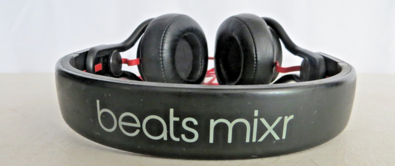 Beats by Dr. Dre Mixr On-Ear Wired Headphones 3.5mm Black/Red Controls TESTED