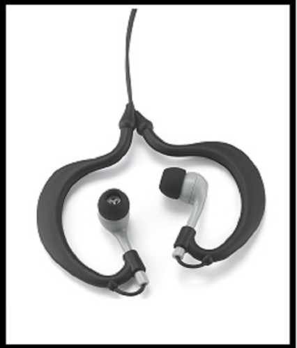 100% Waterproof Stereo Earphones For iPod Shuffle & Smartphones, Fitness Bundle