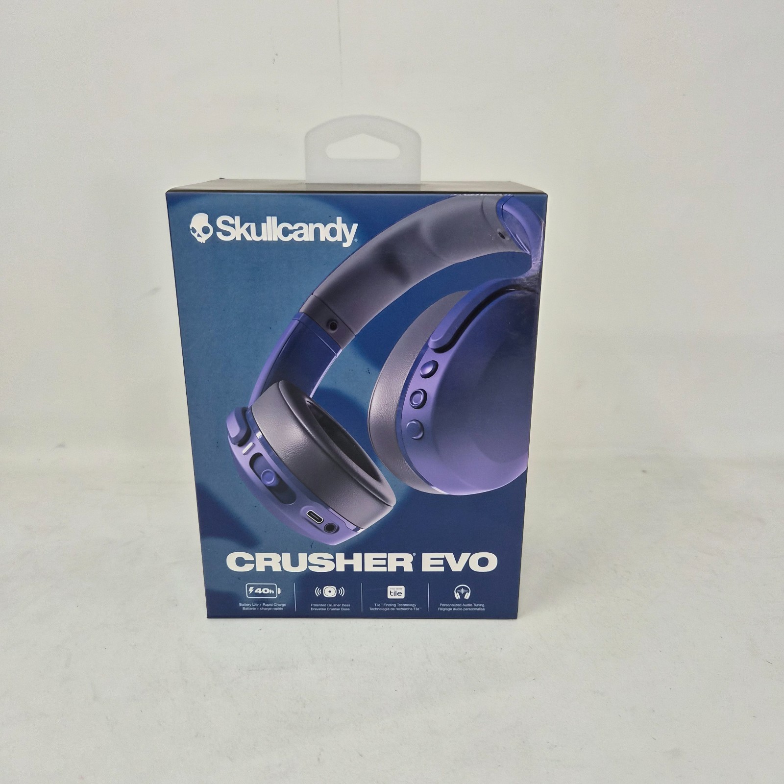 Skullcandy Crusher Evo Over-the-Ear Wireless Headphones Midnight Blue *Brand New