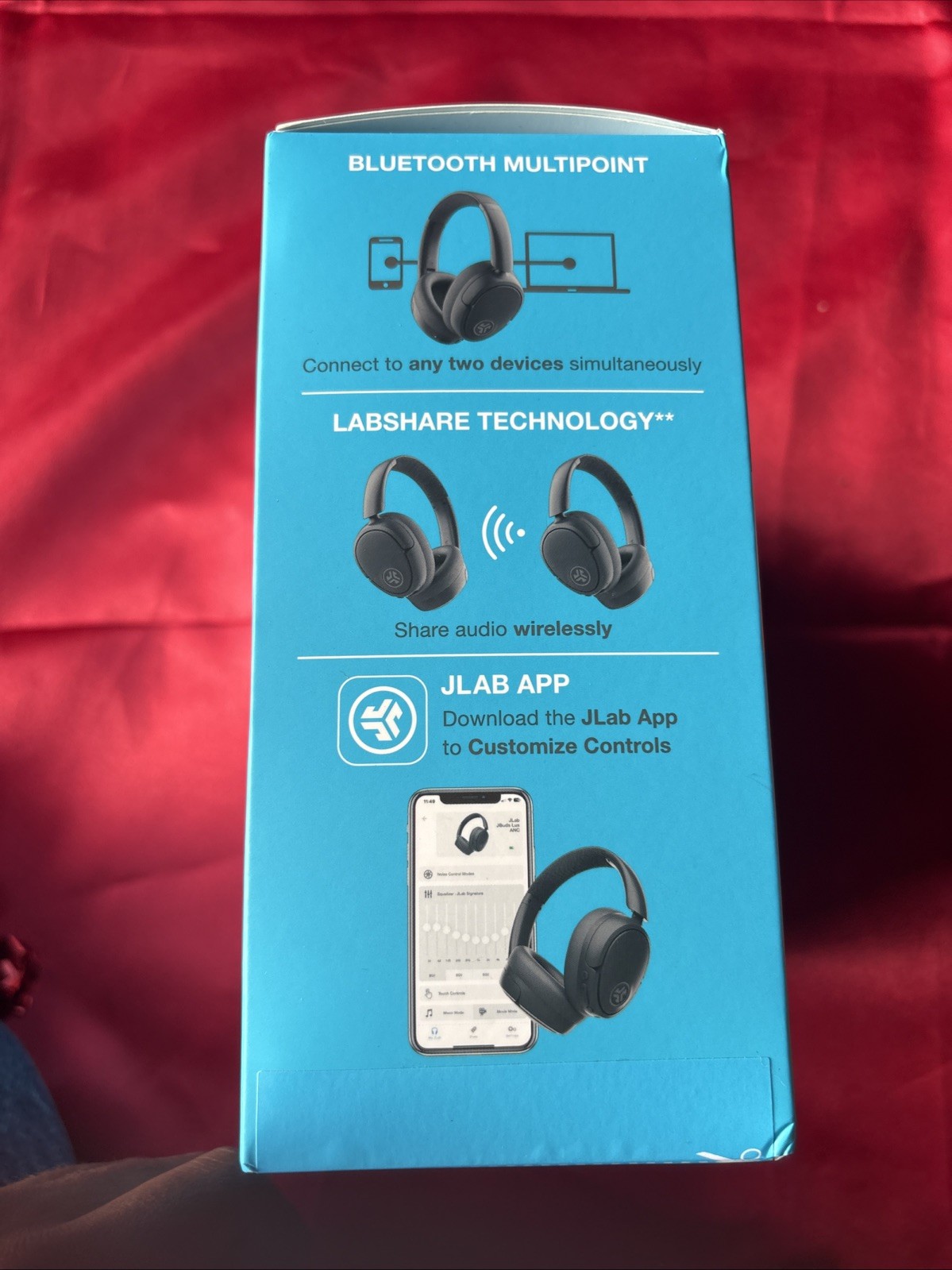 JLab JBuds Lux NEW Noise Canceling Bluetooth Wireless Headphones Graphite