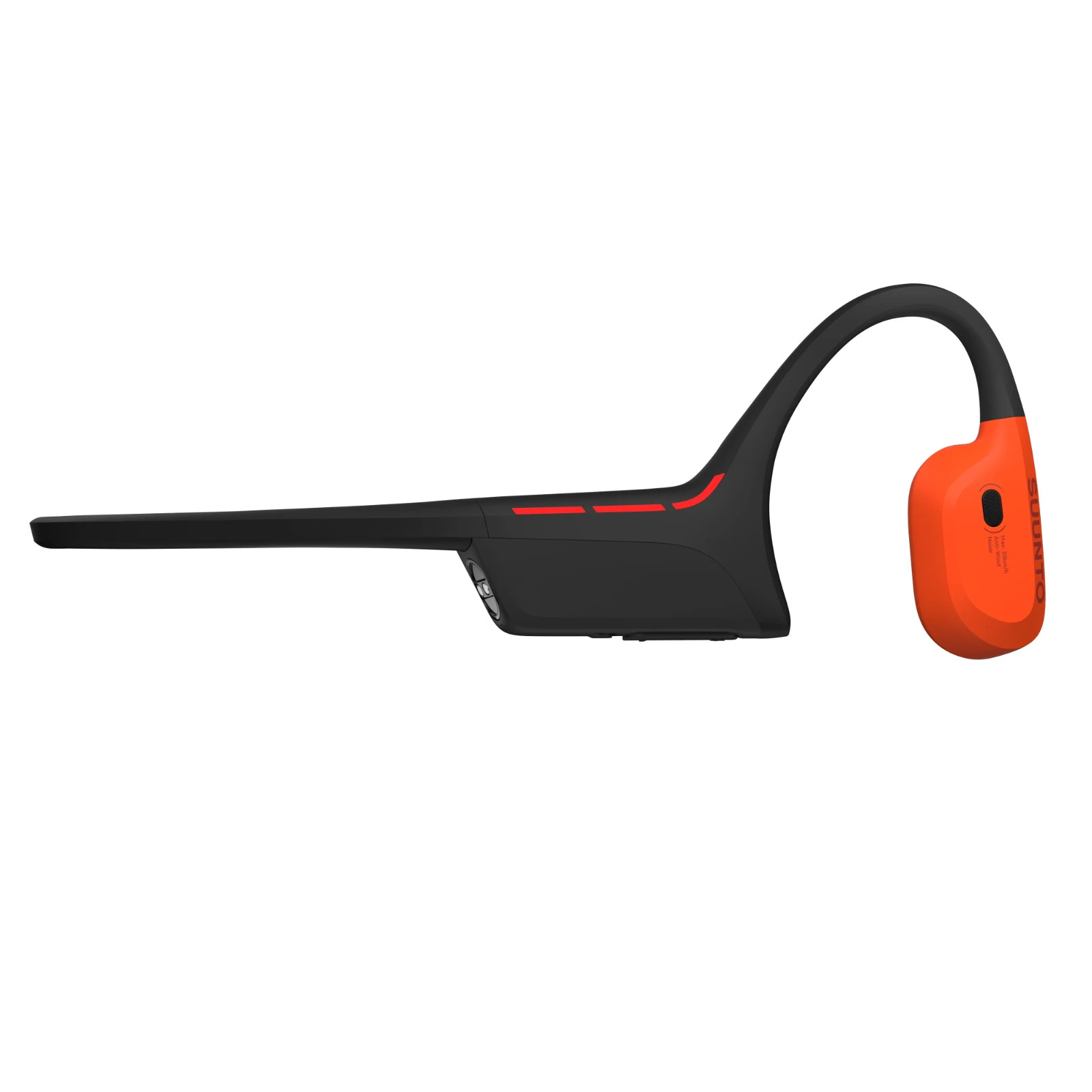 Suunto Wing 2 SS051260000 Bone Conduction w/ Powerbank Headphones – Coral Orange