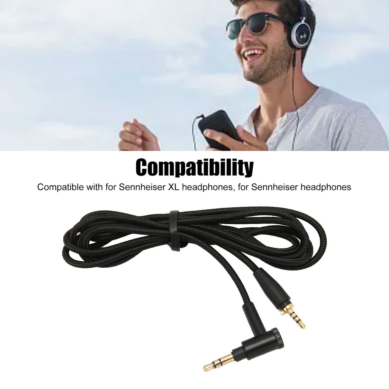 Headphone Sound Cable Compatible For XL For Headphone LHUA