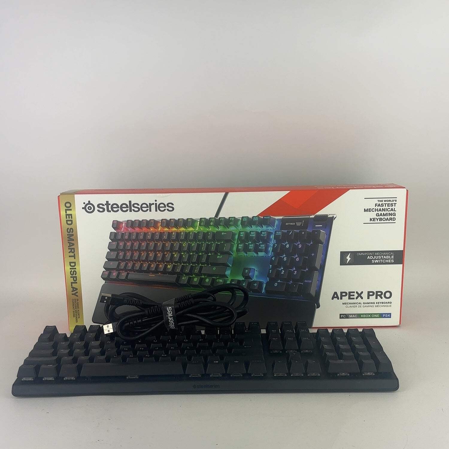 SteelSeries Apex Pro Black 64626 Gaming Keyboard For PC and Mac