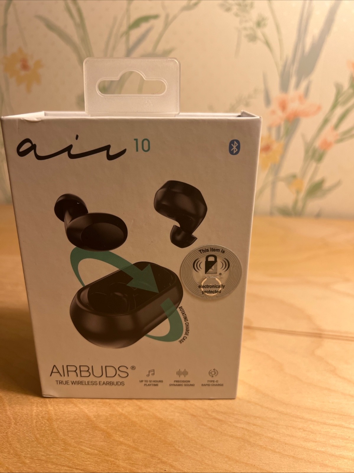 AIR 10 TRUE WIRELESS EARBUDS PRECISION DINAMIC SOUND UP TO 12 HOURS PLAYTIME