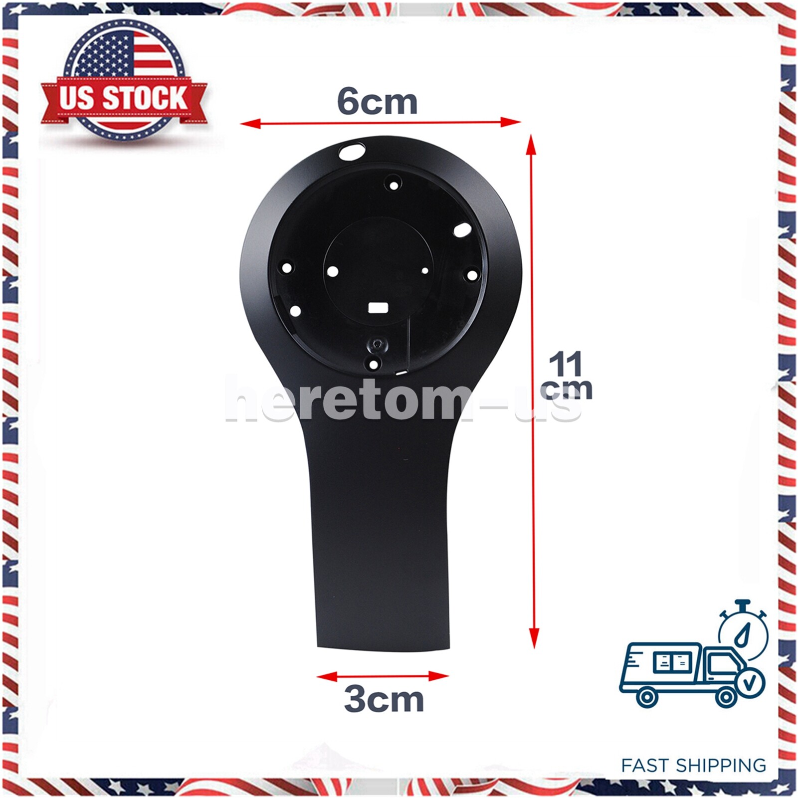 Dark Black Right Outside Replacement Parts Panel for Beats Studio 3 3.0 Wireless