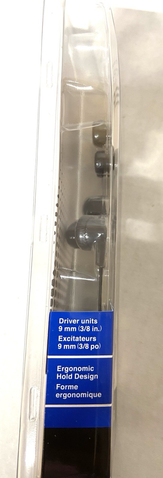 Panasonic ErgoFit Wired Earbuds Headphones 3.5mm jack BJ-HJE120 Black NEW