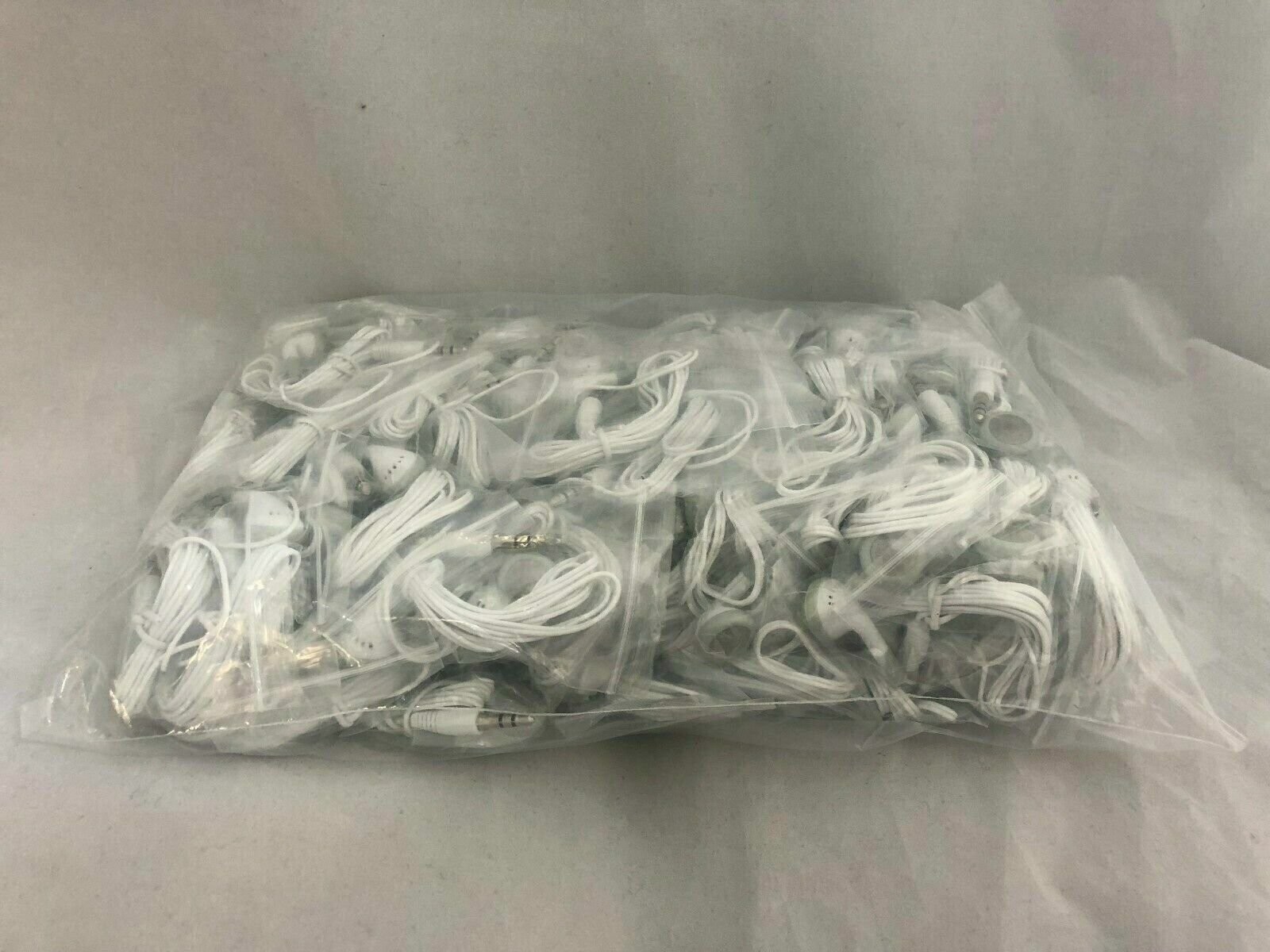 10-1000 Lot Bulk Wholesale White 3.5MM Headphones Earbuds Earphones for iPhone