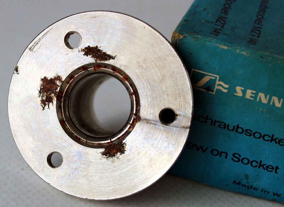 Vintage 70’s SENNHEISER MZT 141 Screw on Socket West Germany New Old Stock !