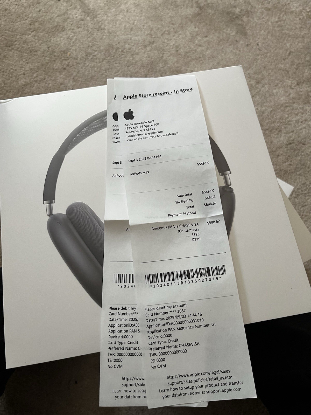 Apple AirPods Max Black Wireless Over-Ear Noise Canceling w/ Smart Case