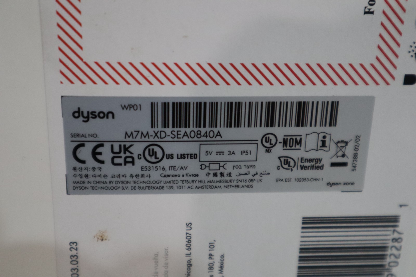 Dyson Zone WP01 Headphone Air Purification Noise Cancellation Ultra Blue #20518