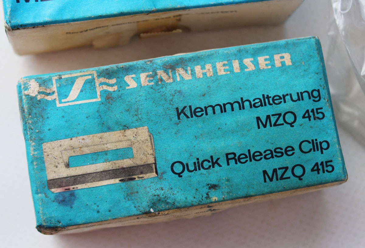 4x Vintage 70’s SENNHEISER MZG MZS MZQ 415 Swivel Adapter MZA 406 West Germany !