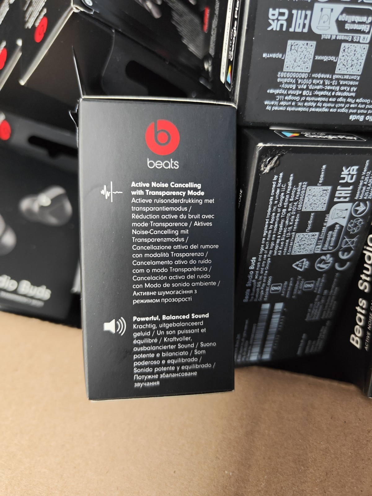 Beats Studio Buds Wireless ANC Earbuds, Built-in Microphone – Black, New Sealed