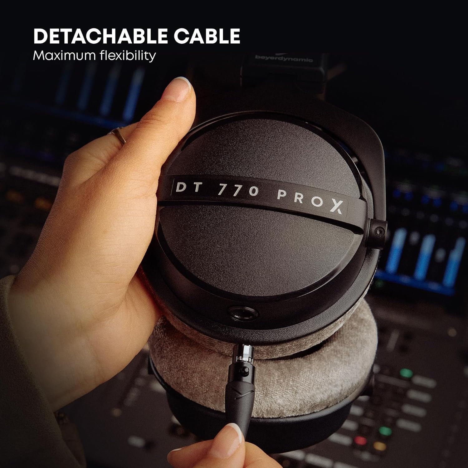 DT 770 Pro X Wired Over-Ear Headphones, 48 Ohm, Closed-Back Professional Recordi