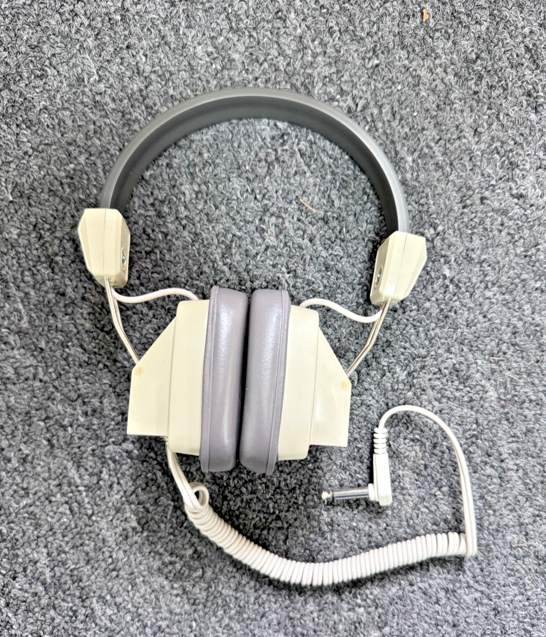 Set Of 3 Califone 2924 Headphones, 6ft Coiled Cord, UNTESTED