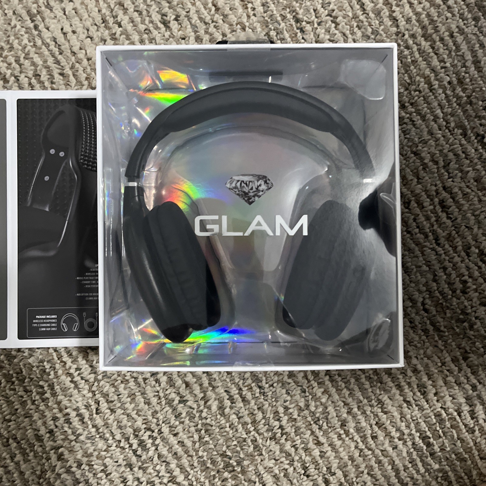 Glam High definition headphones bluetooth wireless