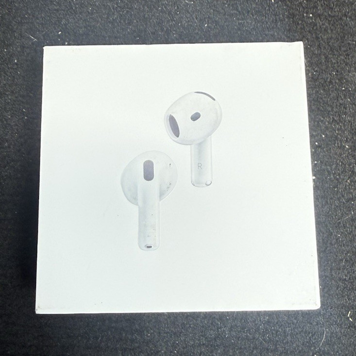 Apple AirPods 4 ANC Bluetooth Wireless In-Ear Earbuds White MXP93LL/A REALAIRPOD