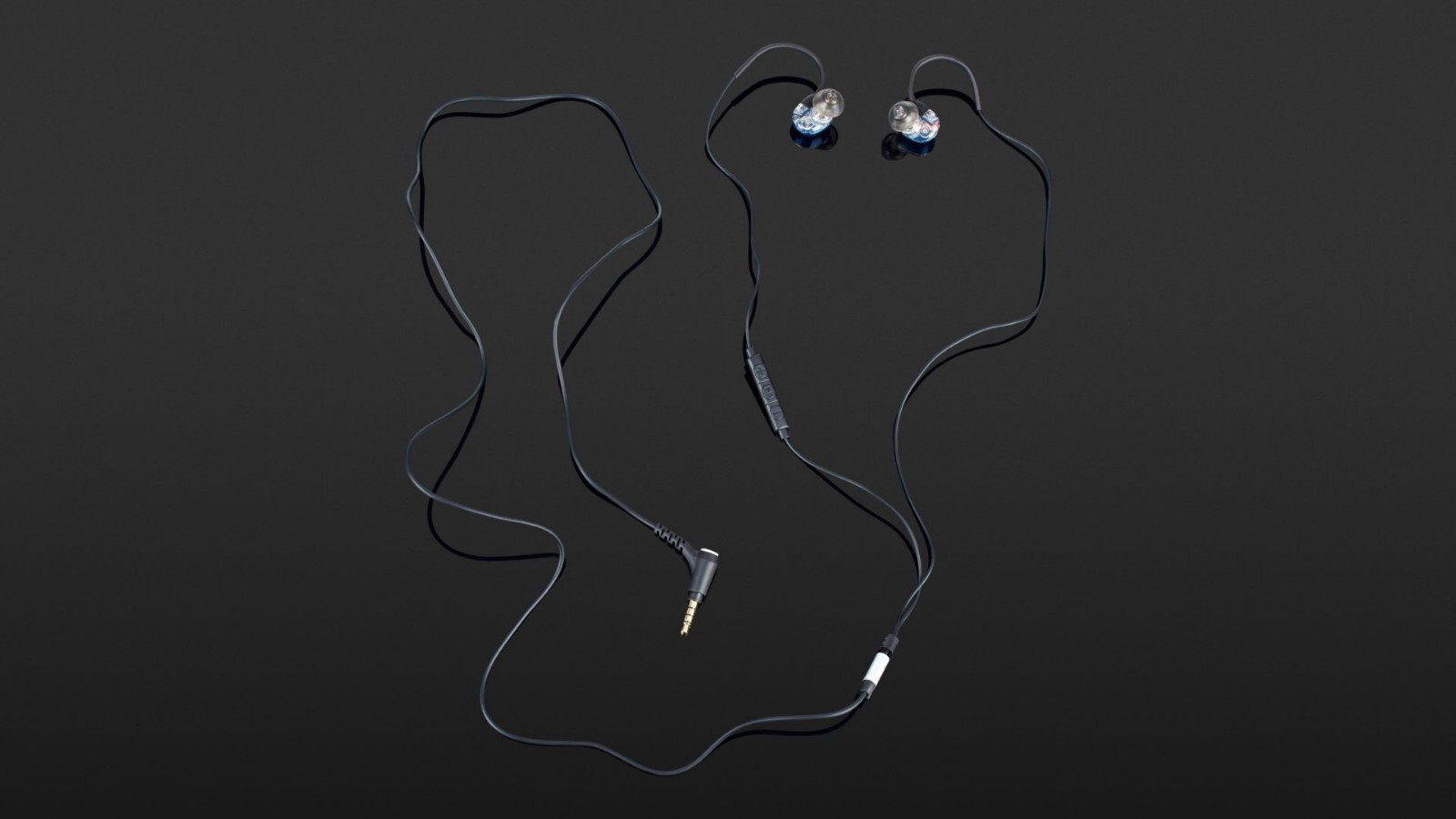 Fender CXA1 In-Ear Monitors with 3-Button Remote (White/Blue)