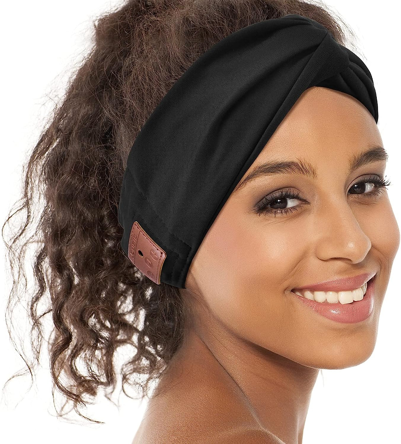 Bluetooth Headband Headphones for Women, Wireless Headband Headphones with HD Sp