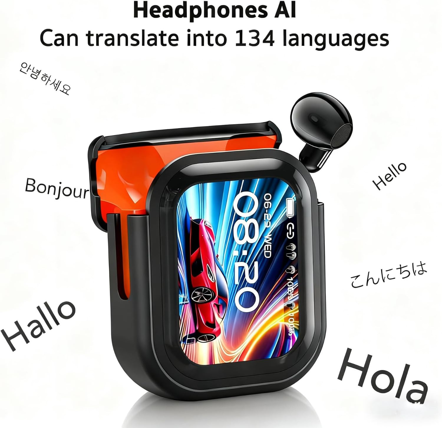 NE20 Translation Earbuds Real Time, AI 135 Language Translator Earbuds, 5 Transl