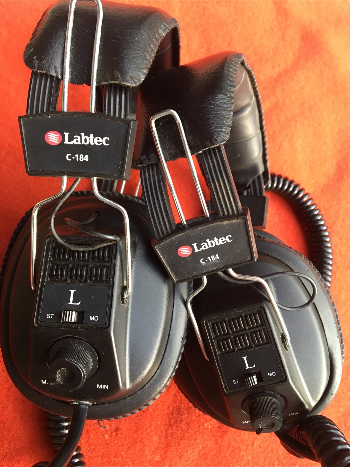 Labtec C-184 Stereo Headphones over the ear pair
