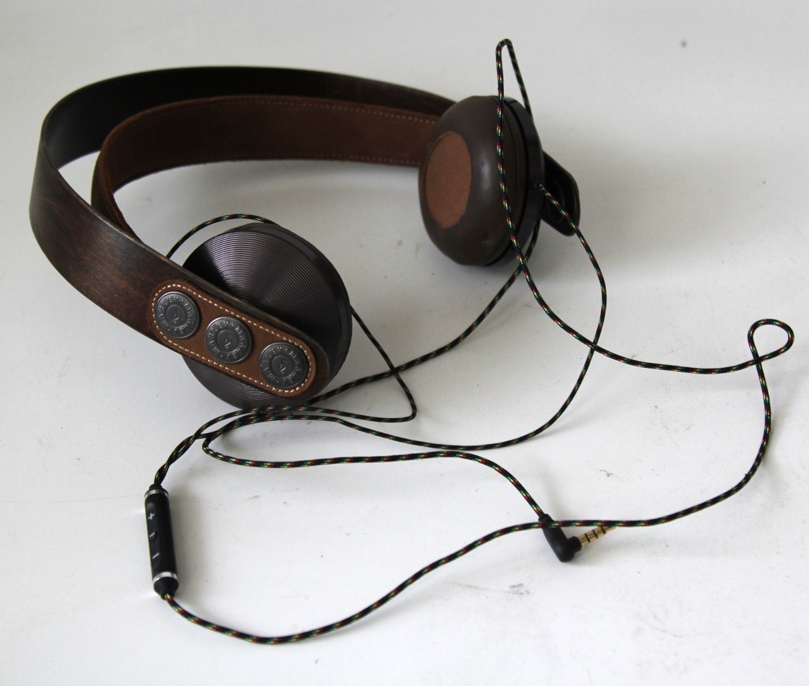 House of Marley Exodus On-Ear Wired Headphones w/ In-Line 3-Button Remote & Mic.