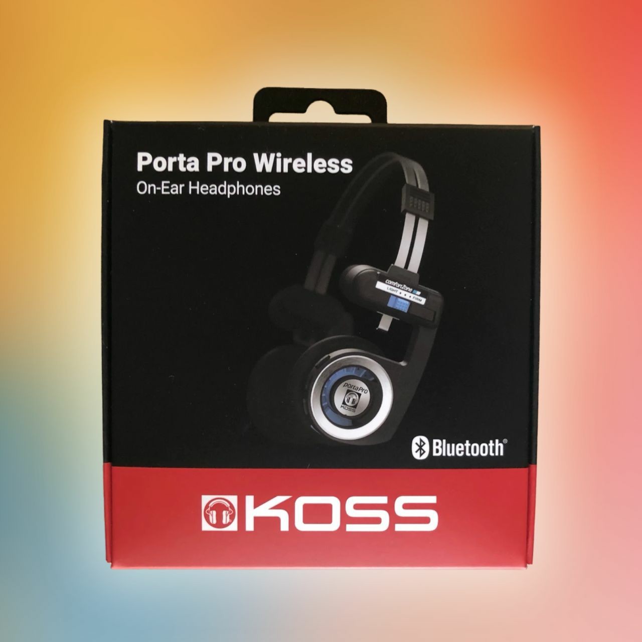 Koss Porta Pro Wireless 2.0 Bluetooth On-Ear Headphones – Black