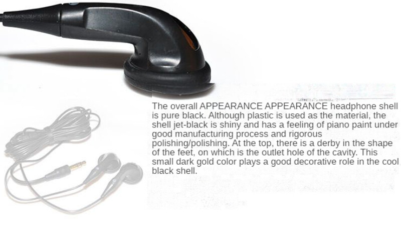 Japan Subwoofer Fever HiFi Earphone In-ear Wire-controlled Mobile Phone Laptop