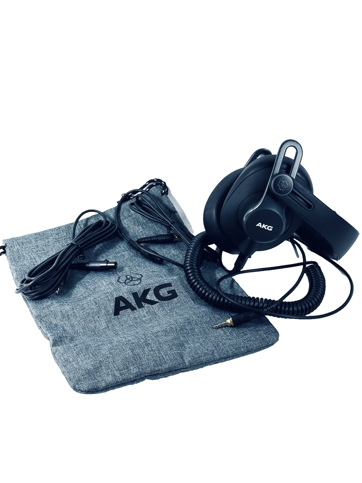 AKG K371 Over-Ear Closed-Back Pro Studio Headphones 50MM Drivers 3 Cables Bag