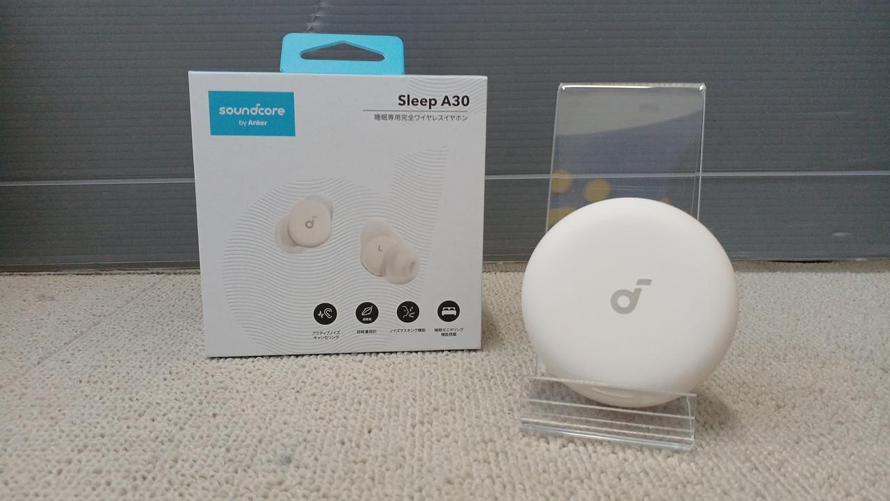 Soundcore Sleep A30 Wireless Earphones, TWS, In-Ear, 13.5Ω, 20Hz-20kHz