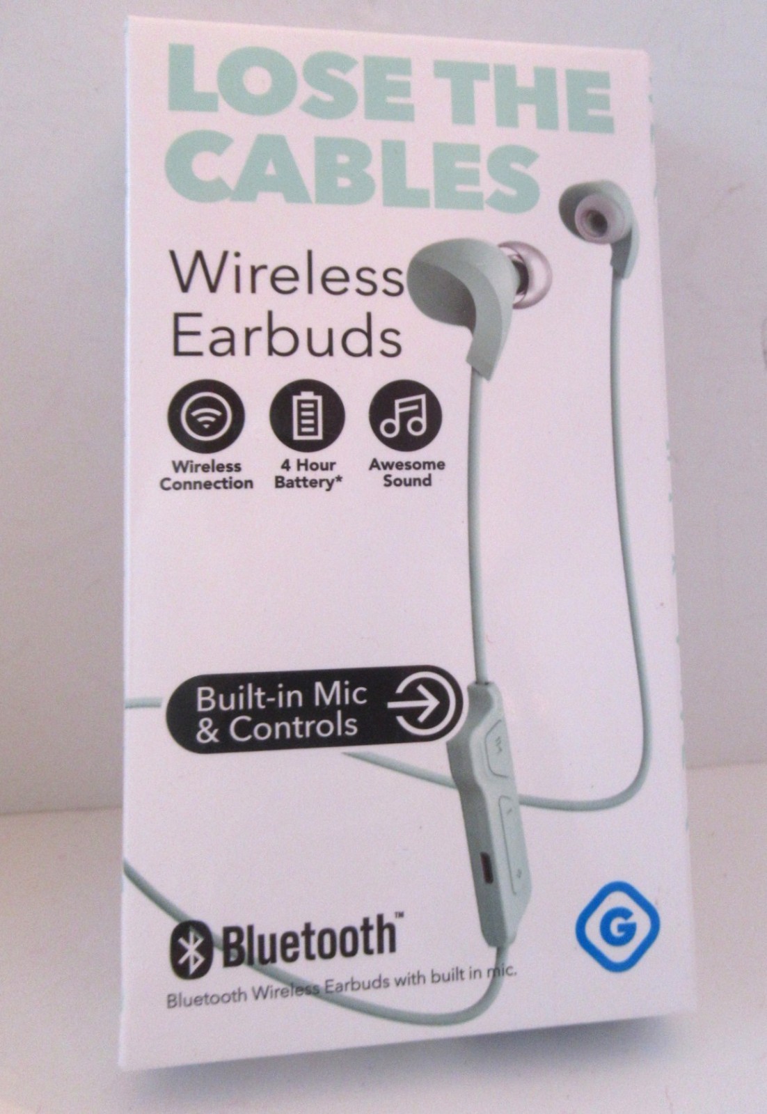 Gems LOSE THE CABLES ~Bluetooth Wireless Earbuds Built-In Microphone Smartphone