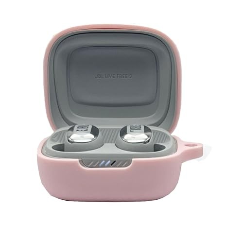 Silicone Case Compatible with JBL Live Free 2 / Live PRO+ TWS True Pink