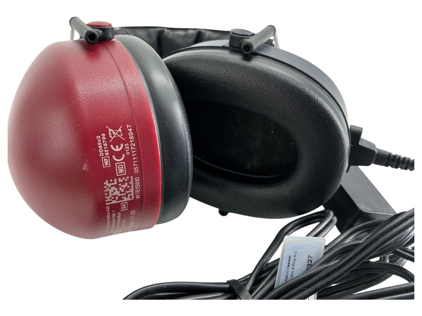 Radioear DD65 V2 USB-Connected Noise-Canceling Headphones With Padded Headband &