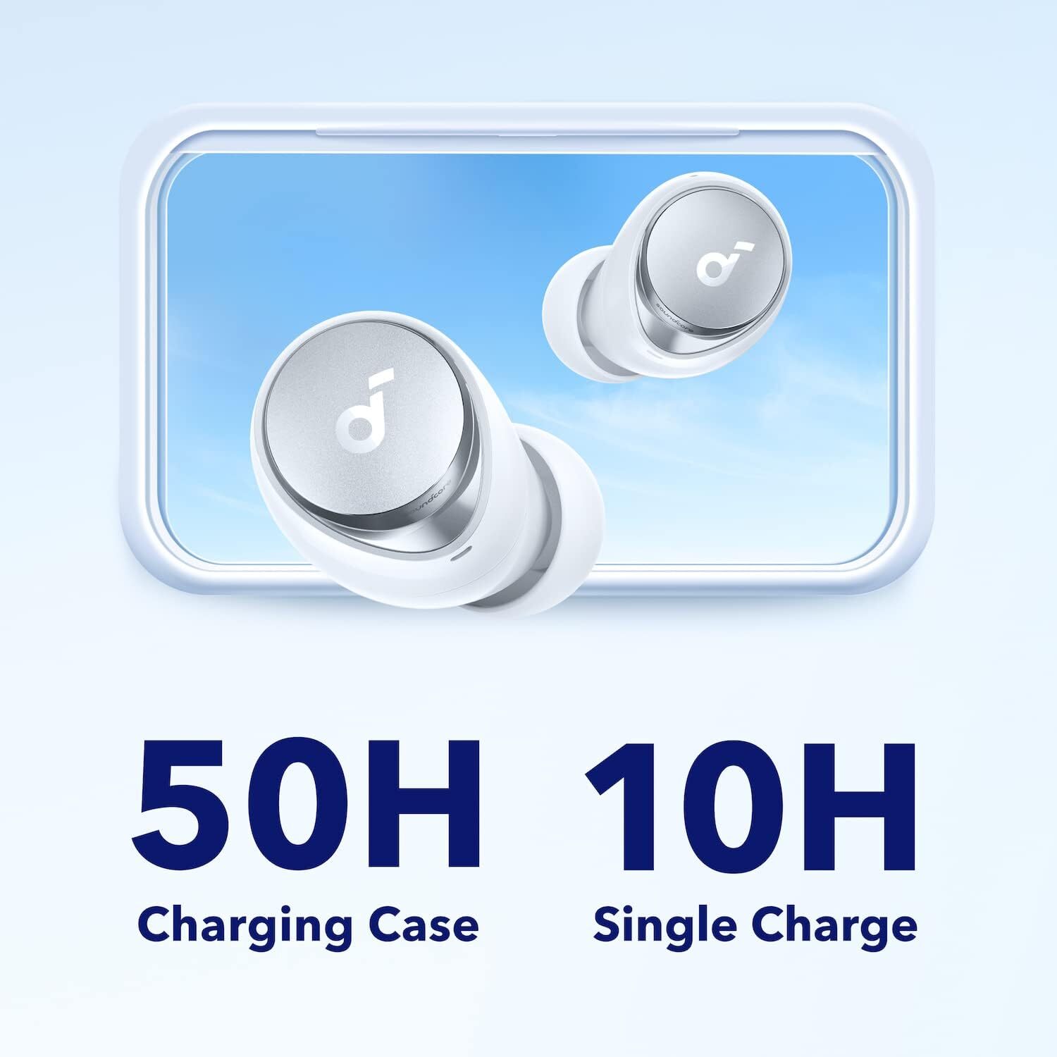 Soundcore Space A40 Wireless Earbuds Auto-Adjustable Active Noise Cancelling