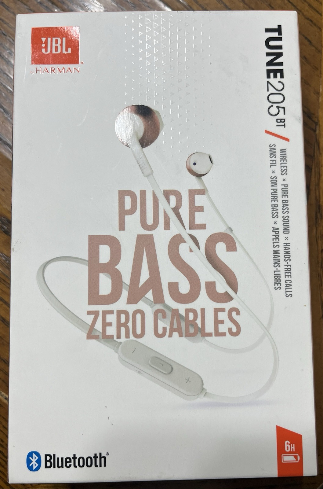 JBL Tune205 Wireless Earbuds (New, Unopened)